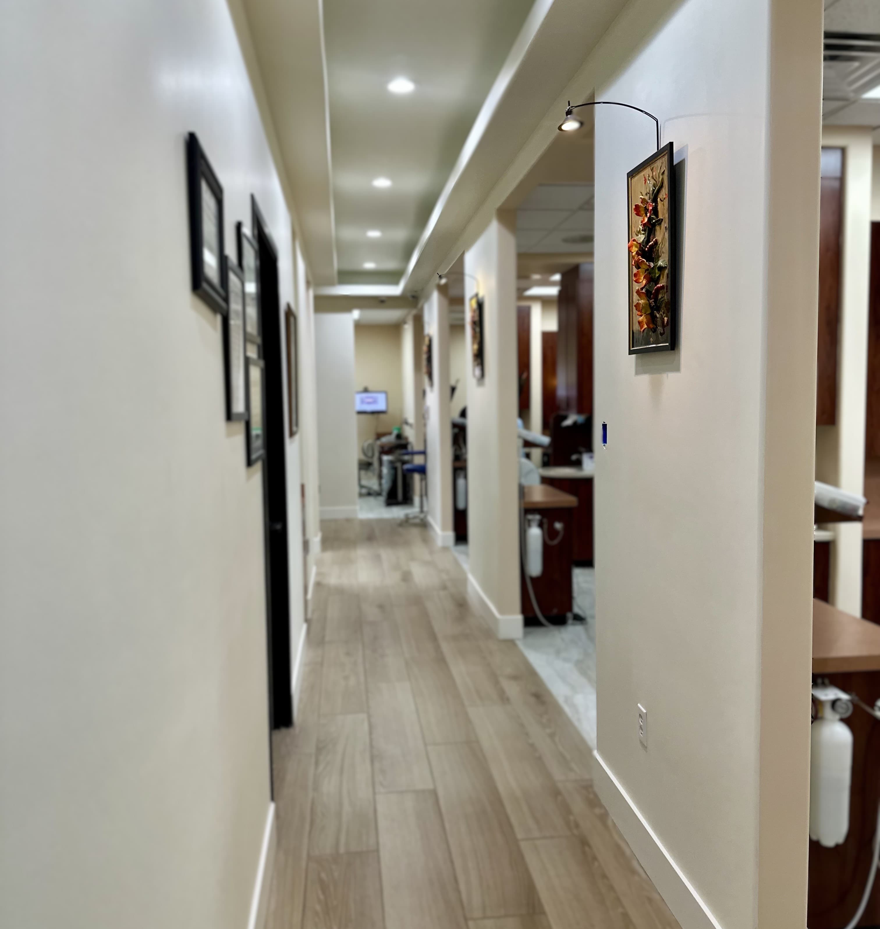 Dental office interior